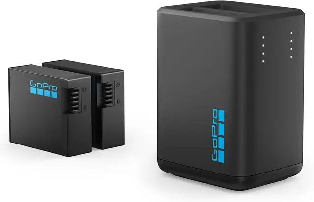 Dual Battery Charger with 2 Rechargeable Batteries for HERO13 Black Camera Accessories