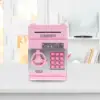 Children's Money Saving Bank Deposit Box Intelligent Voice Mini Safe and for Kids with Pass Code (Pink, Button Color) 2