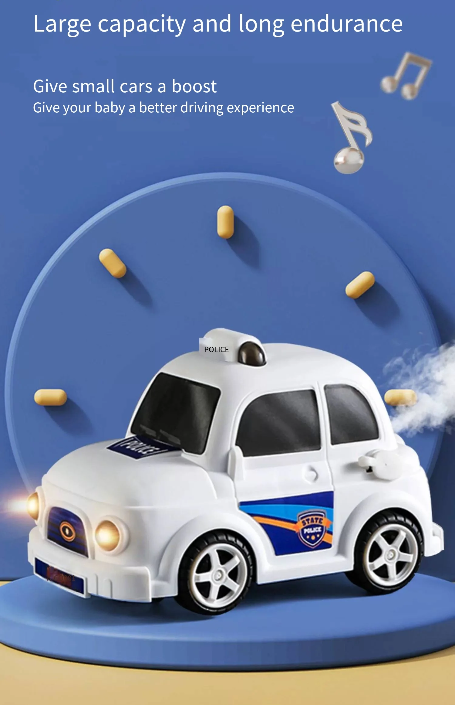 Children's Simulation Car Gas Station Refueling Police Machine Credit Card Payment Toy Model Boy Role Play Petrol station Gift 3