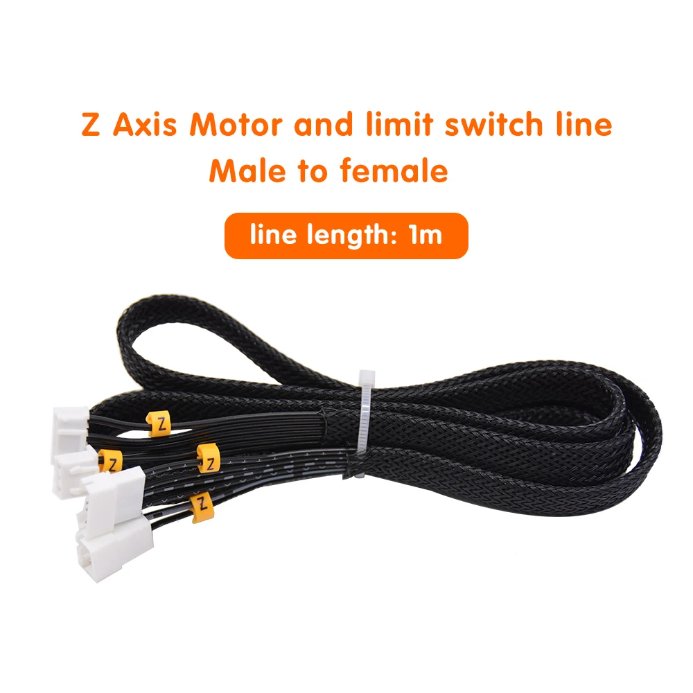 eixo do motor limite interruptor extensão cabo filamento detector comprimento cabos para peças de impressora