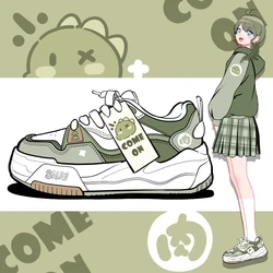 Amy and Michael 2023 Spring New Trend Casual Sneakers for Girls Students Sport Running Shoes Breathable Women Chunky Trainers