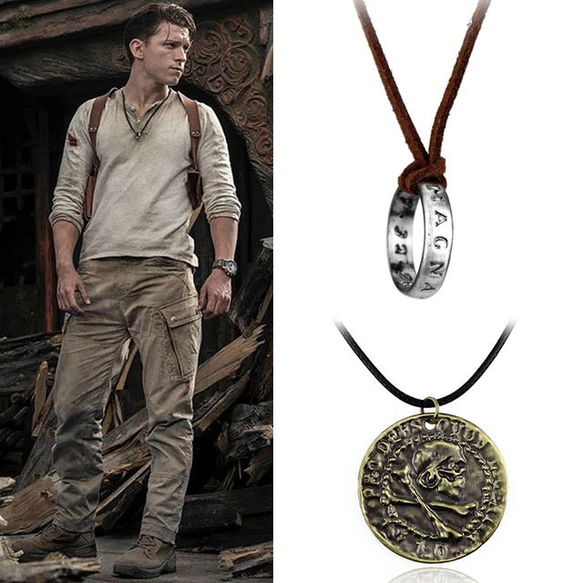 Uncharted 4 Nathan Drake Ring Necklace Leather Necklace for Men Women  Adjustable : Amazon.ca: Clothing, Shoes & Accessories