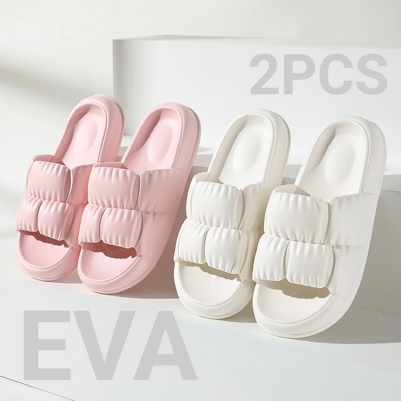 Γυναικεία παπούτσια για το σπίτι Παπούτσια παχιά πλατφόρμα Καλοκαιρινές σαγιονάρες παραλίας Γυναικεία EVA Soft Sole Flat παπούτσια Mute Αντιολισθητικά Σανδάλι παραλίας_voghion.com