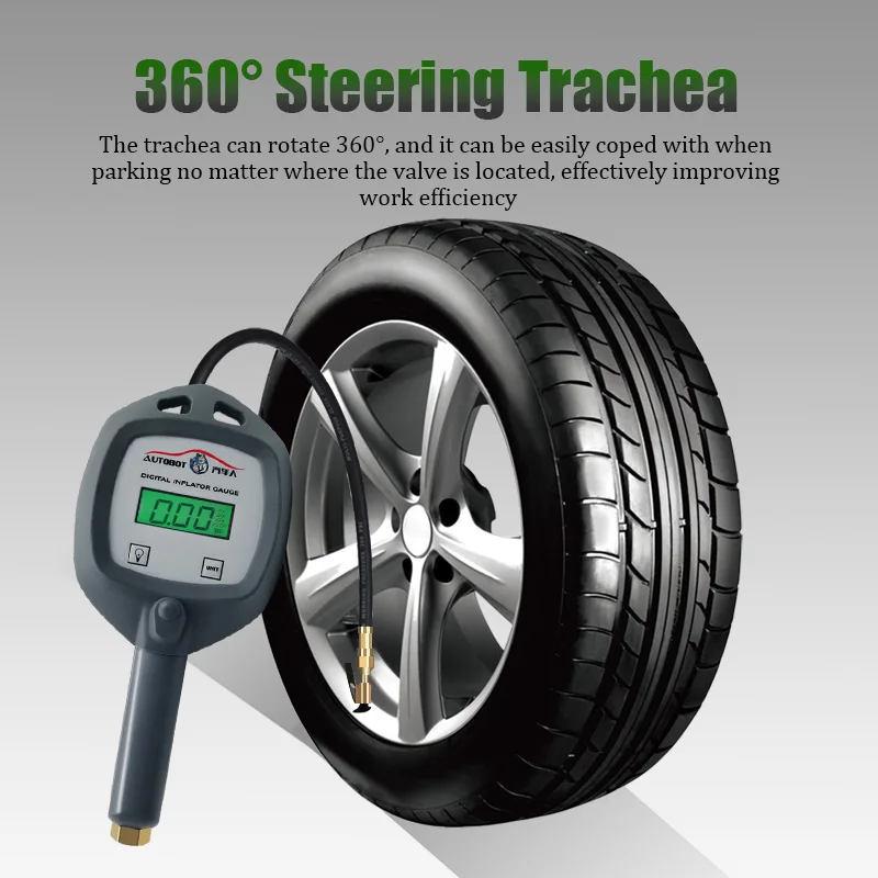 Car Tire Pressure Gauge Air Inflator Digital LCD Display Monitoring Vehicle Tester Universal Car Truck Tire Manometro AMR 3