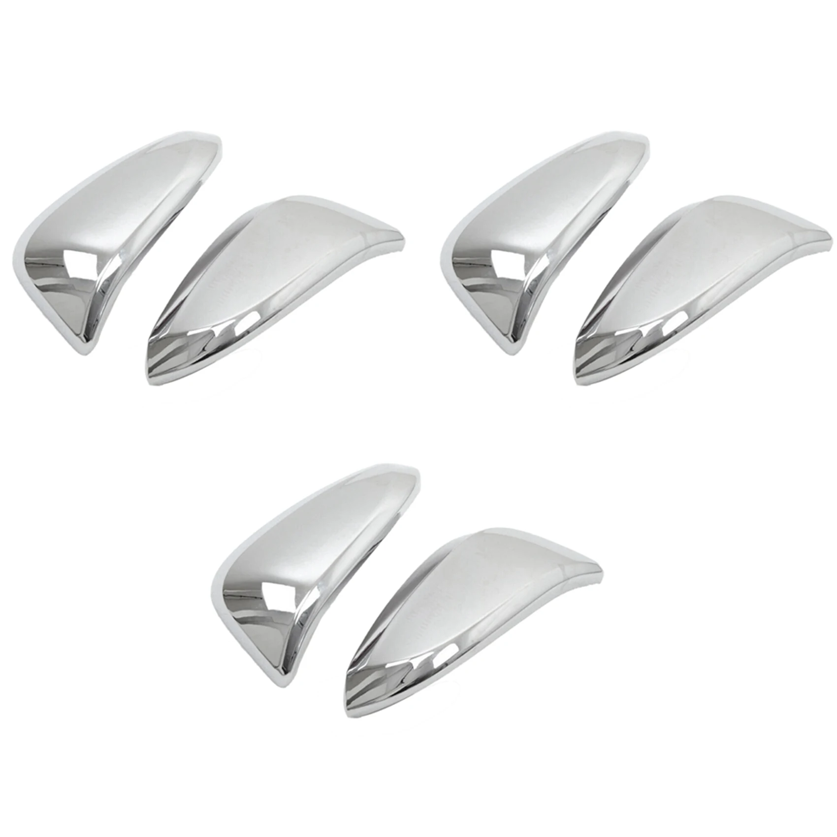 3X Car Rear View Mirror Decoration Side Door Mirror Cover Cap Per Toyota Hilux Revo Vigo Fortuner Highlander Rav4 Innova