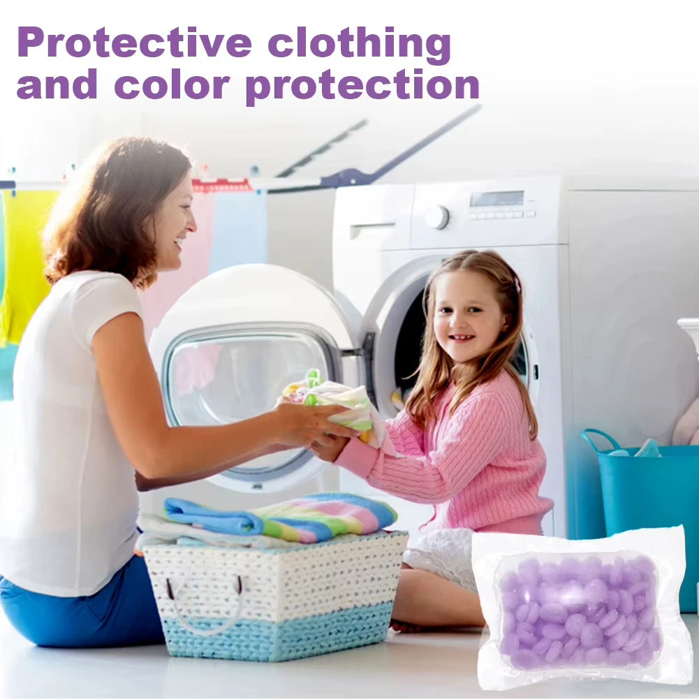 Laundry Beads Laundry Beads Cleaning Detergent For Home Dormitory Bathroom Clothes Cleaning Supplies Clothes Beads 100pcs