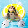 Upgraded Baby Rechargeable Bath Toy with Waterproof Light Up Whale Spray Water Bathtub for Toddlers Kids Pool Bathroom Toys 6