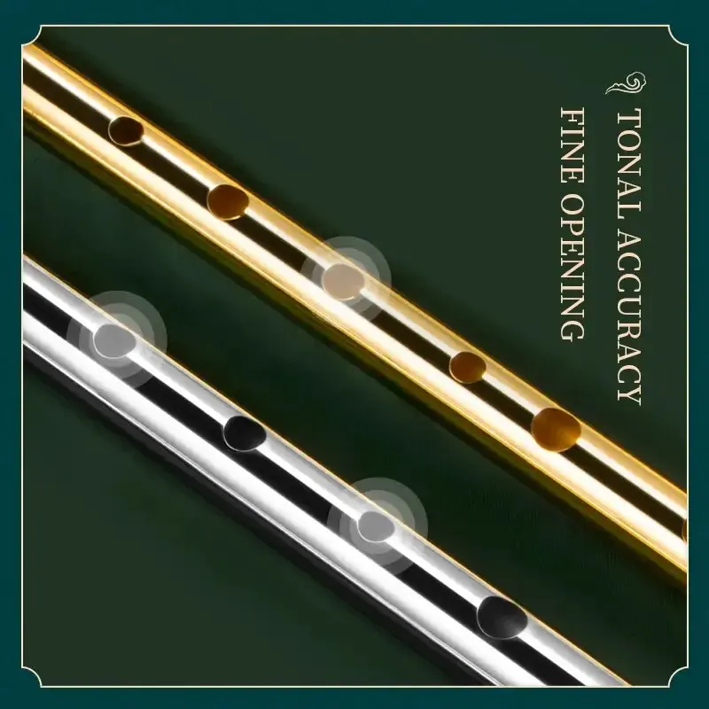 Miwayer Irish Whistle Flute C/D Key Tin Penny Whistle 6 Holes Traditional Irish Music Instrument