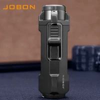 JOBON 3 Blue Flame Butane Gas Cigar Lighter Retro Multifunctional Outdoor Windproof Turbo Jet Lighter Men's Gift 1