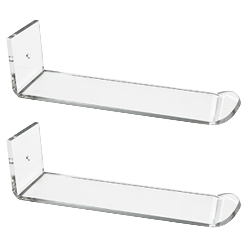 Clear Acrylic Wall Mounted Headband Storage Rack Minimalist Wall Display Shelf For Home Display Rack Hanger Holder Organizer 6