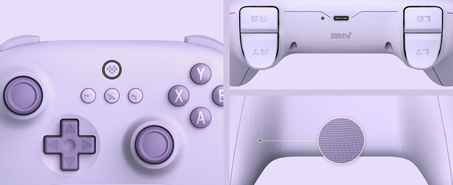 8BitDo Ƽ C 2.4G  Ʈѷ ,  10, 11 PC, ȵ̵,  ,  ũ  е