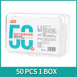 600PCS Interdental Dental Floss Picks and Toothpicks (1 BOX 50PCS)