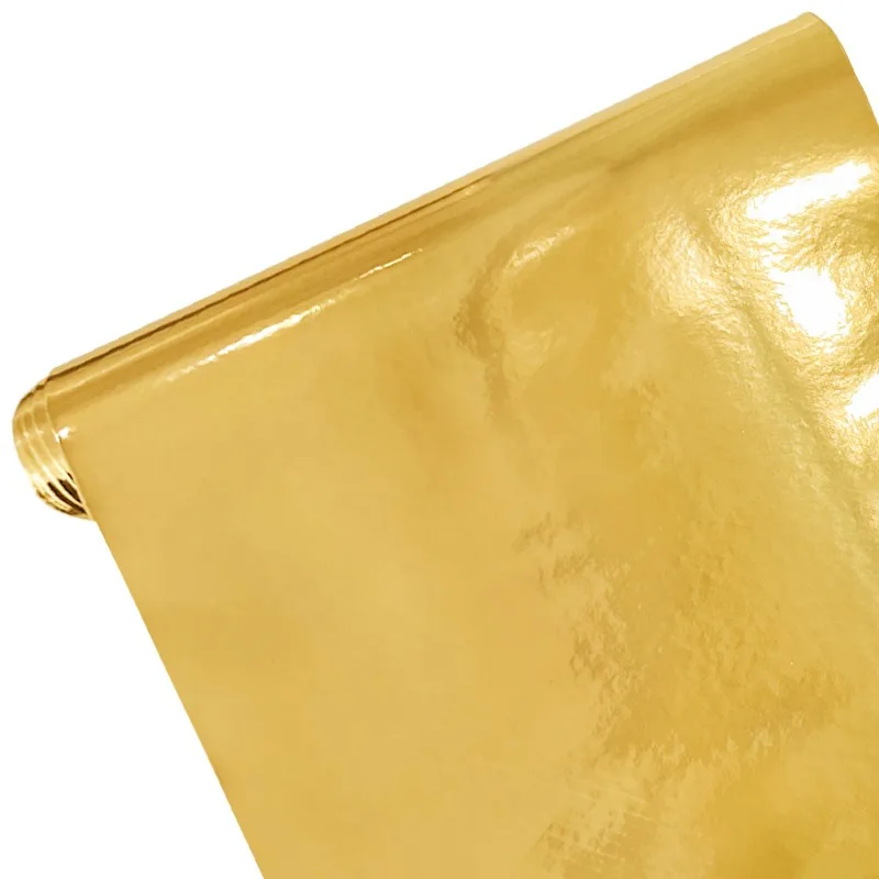 

30*135cm Holographic Metal Mirror PU Faux Leather Sheets Fabric for Making Leather Handmade Bows Earrings Handbag Sewing Crafts