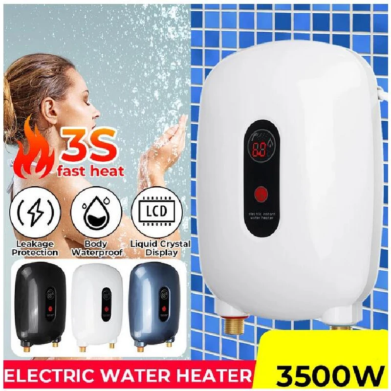 3500w Electric Hot Water Heater 3second Household Instant Water