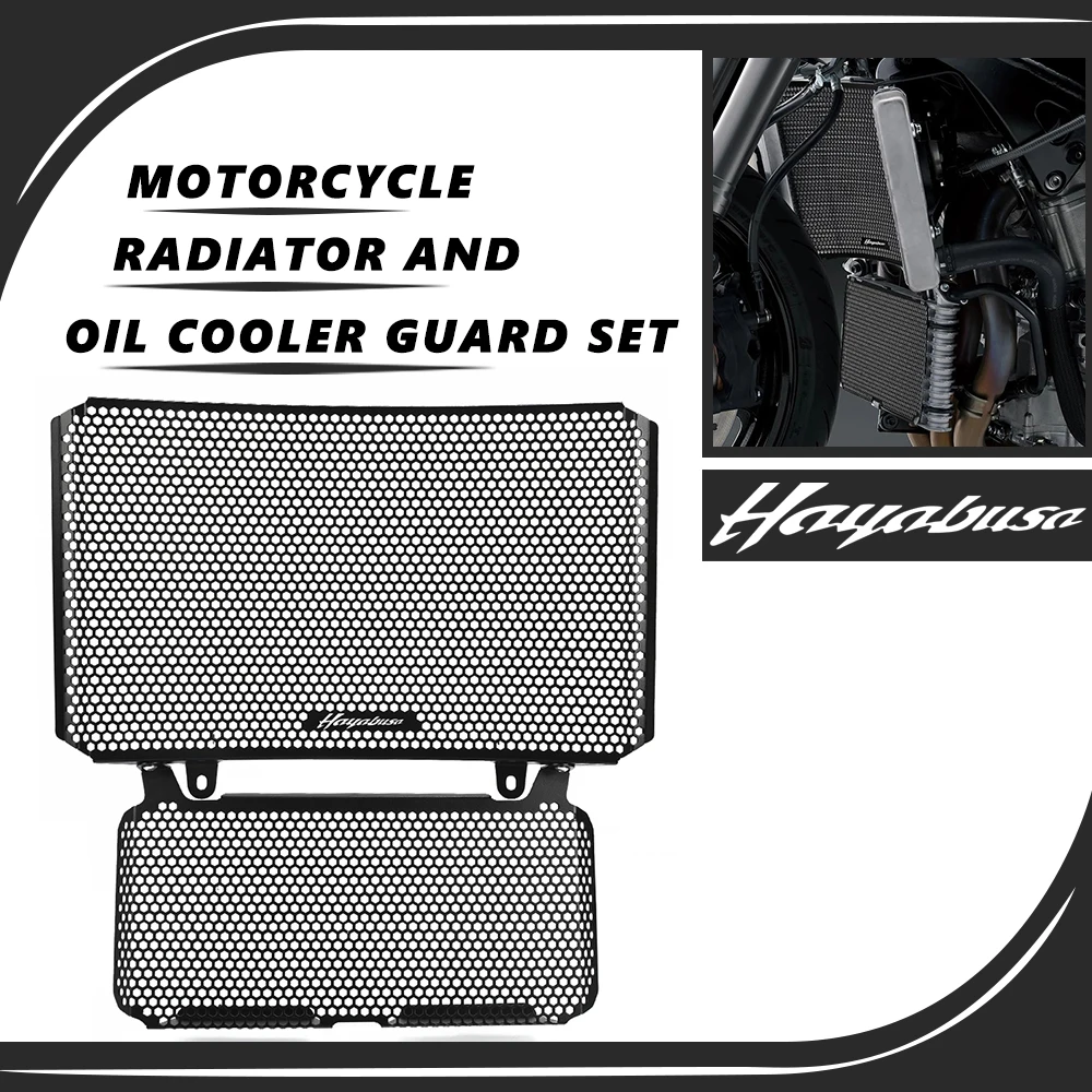 

Motorcycle FOR Suzuki G S X1300R G S X 1300 R Hayabusa 1999-2023 Radiator And Oil Cooler Guard Set 2022 2021 2020 2019 2018 2017