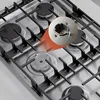 Empava Built-in 36 Cooktop in Stainless Steel with 6 Gas Stove Including Power Burners and Side Control Knobs, 36IN, Silver 6