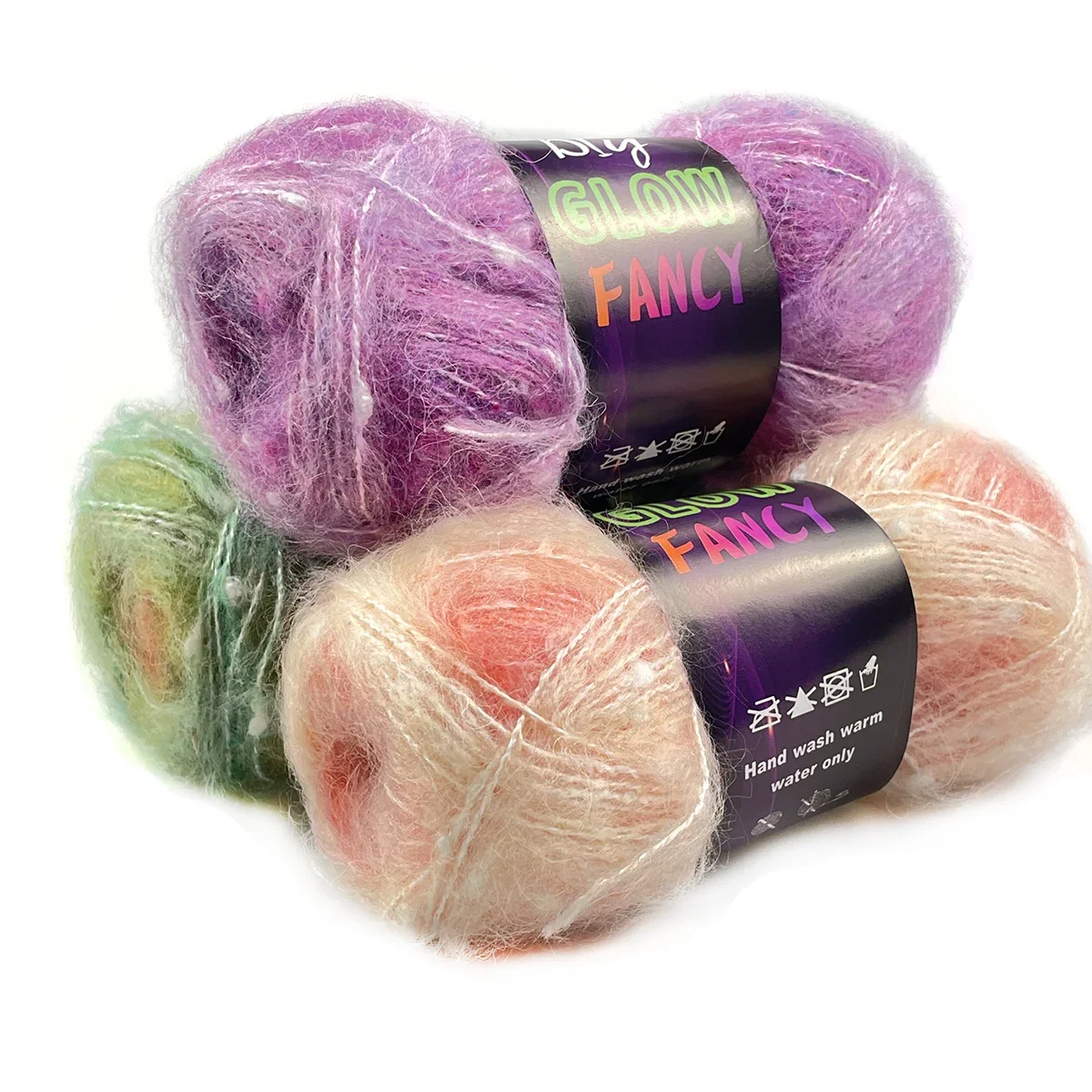 1pc 50g Glow in Dark Polyester Wool Luminous Knitting Yarn for Hand Knitted Cardigan Scarf Carpet Sweater Hat 4