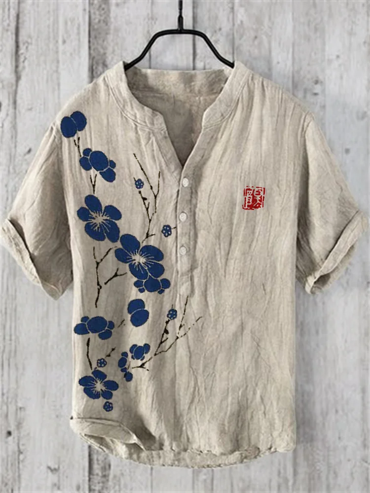 

Camiseta de манга, corta с принтом, художественный японский, camisa urbana a la moda con cuello en V, Henley, verano2024