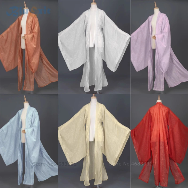 

Floral Wide Sleeves Long Hanfu Cloak Women Cape Dress Song Dynasty Traditional Chinese Style Oriental Ancient Costume Jacquard