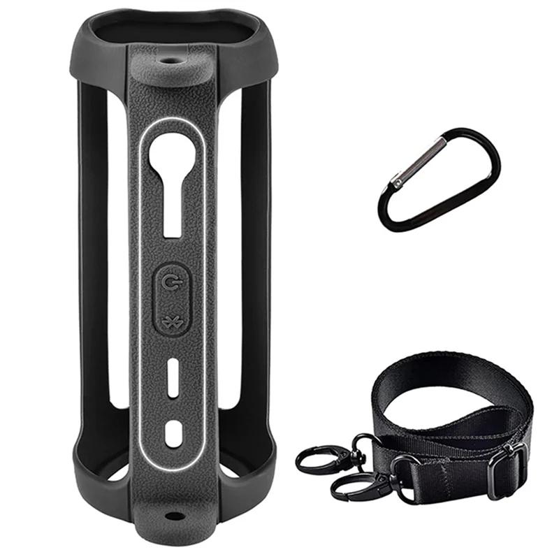 -Flip 6 케이스 커버 용 A90P 어깨 끈이있는 오디오 보관 가방 Carabiner 여행용 보호 보관 가방, 내구성