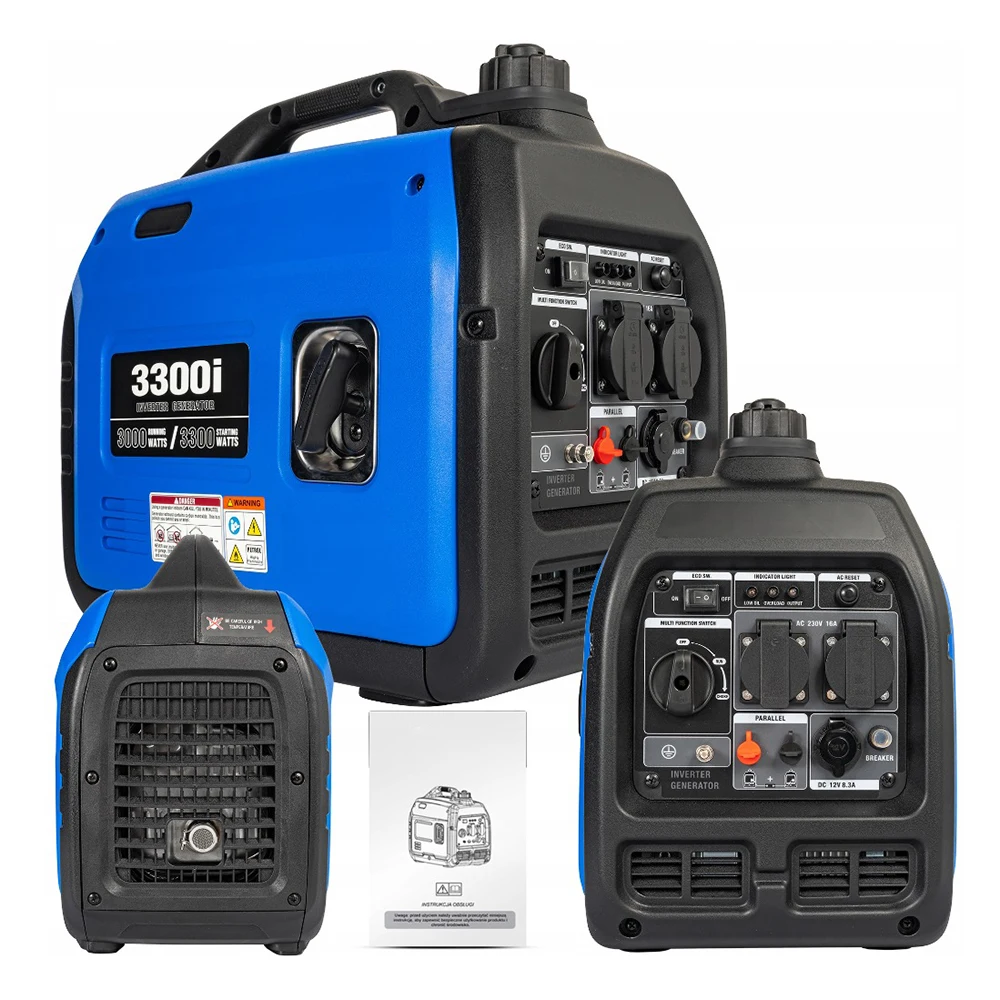 

3000 Watt Gasoline Inverter 3KW Generator Silent Generator 3300I Household Commercial Store For Use