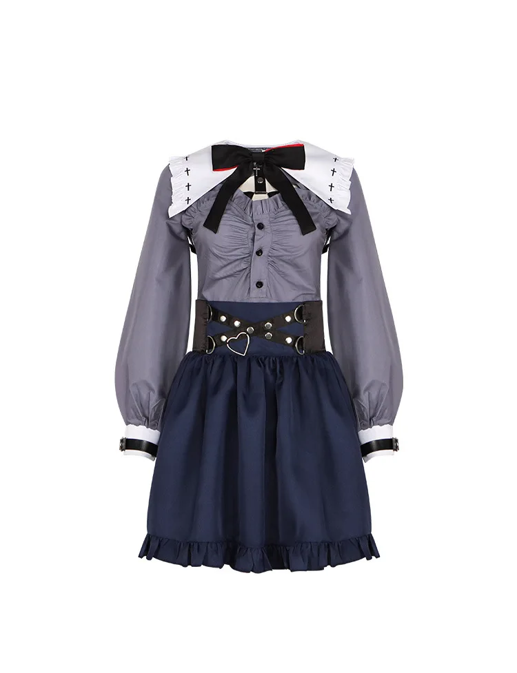 Rainbow Club 2434 Virtual Vtuber: Kuzuha | Uniform Cosplay Costume 18 School Uniform Cosplay Costume
