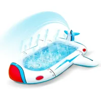 Children Play Sprinkler Pad Summer Beach Inflatable Spray Mat Outdoor Game Toy Garden Lawn Swimming Pool Mat Bathtub for Kids 1