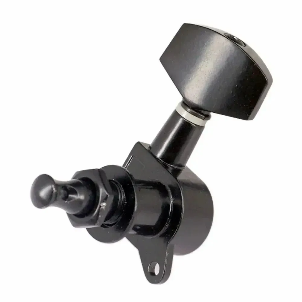 Metal Guitar String Tuning Pegs Totally Closed 3L3R Configuration Guitar Tuner Machine Head Knob String Tuners Electric Guitar