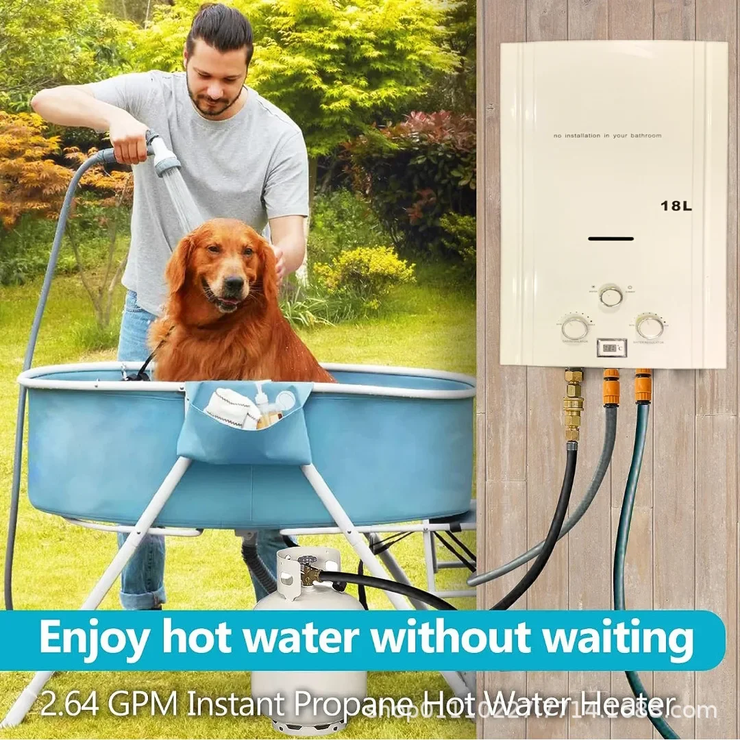 18 liter for home type liquefied gas water heater factory direct process is exquisite, convenient and practical