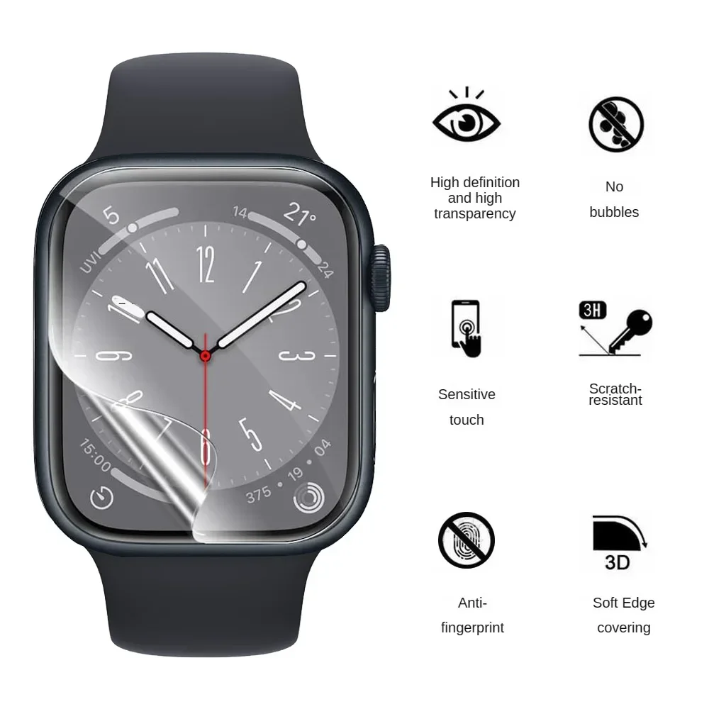 Tempered Glass Screen Protector For Apple Watch Ultra 2 9 8 7 6 5 4 SE2