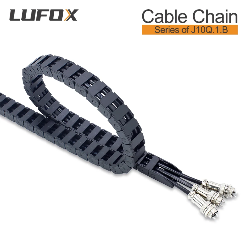 Hight Quality 1meter Cable Drag Chain Bridge type cannot be opened Series of J10Q.1.B 10*10 10*15 10*20 Bending radius R18 28 38