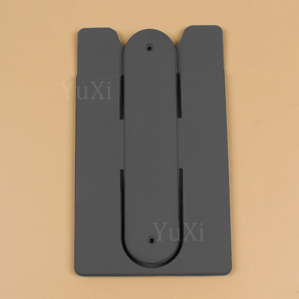 Colorful Silicone Adhesive Phone Wallet & Stand