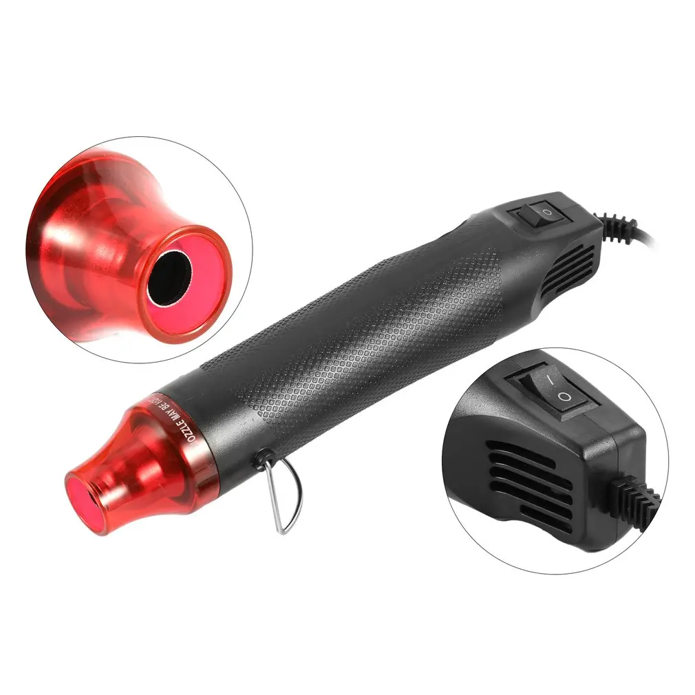 Hot Air Gun Electric Power 300W 200℃ DIY Soldering Wrap Blower Heater Shrink Plastic Repair Tool