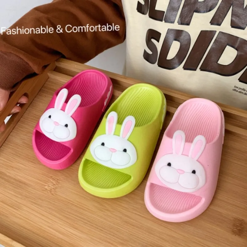 Cute Child Slippers 2025 Summer New Cartoon Kid Sandals Soft Sole Child Shoes Girl Sandals Anti Slip Beach Shoes Slipper Тапочки