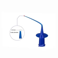 Embout de seringue dentaire jetable en plastique, 20/50 pièces, Irrigation Endo, Canal radiculaire, aiguille d'irrigation, Injection dentaire, recharge de médicaments 5