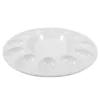 Easter Egg Tray Dispenser Food Basket Eggs Ceramic Holder Platter Deviled Carriers Plate 6