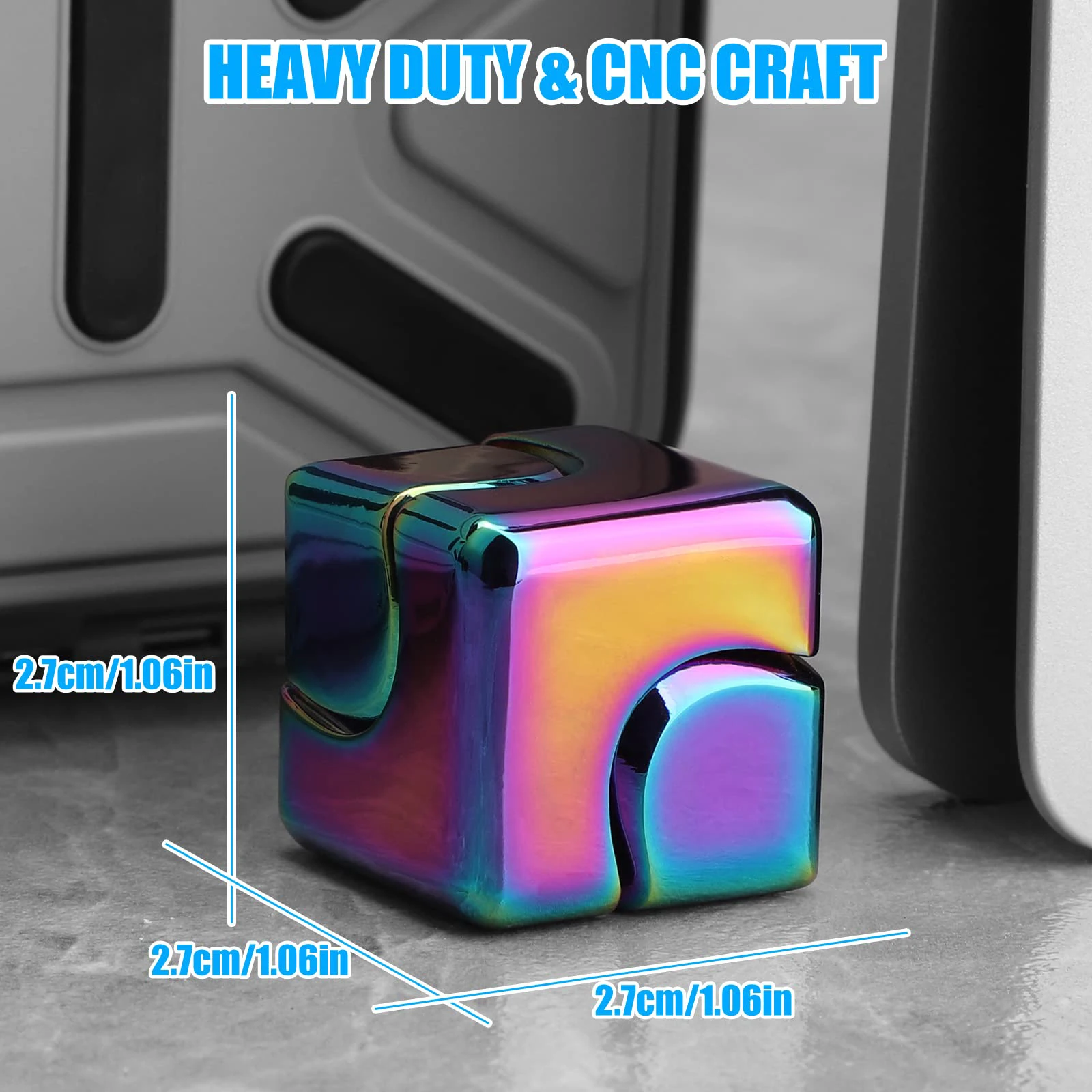 Fidget spinner Metal Cube 3D Puzzle Gyro Gear Sensory Anti Stress Relief Educational Games for Kids Adults