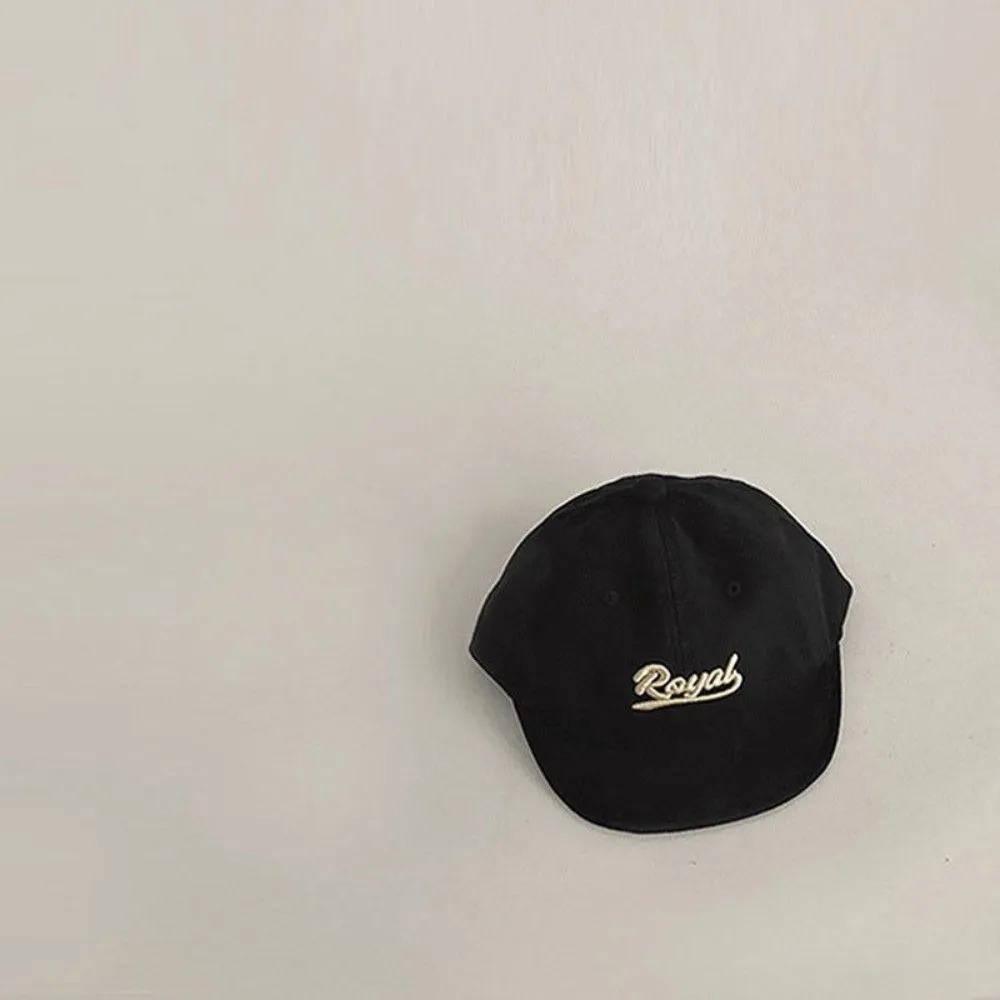 New Short Brim Baseball Cap Letter Embroidery Lightweight Peaked Cap Sun Hat