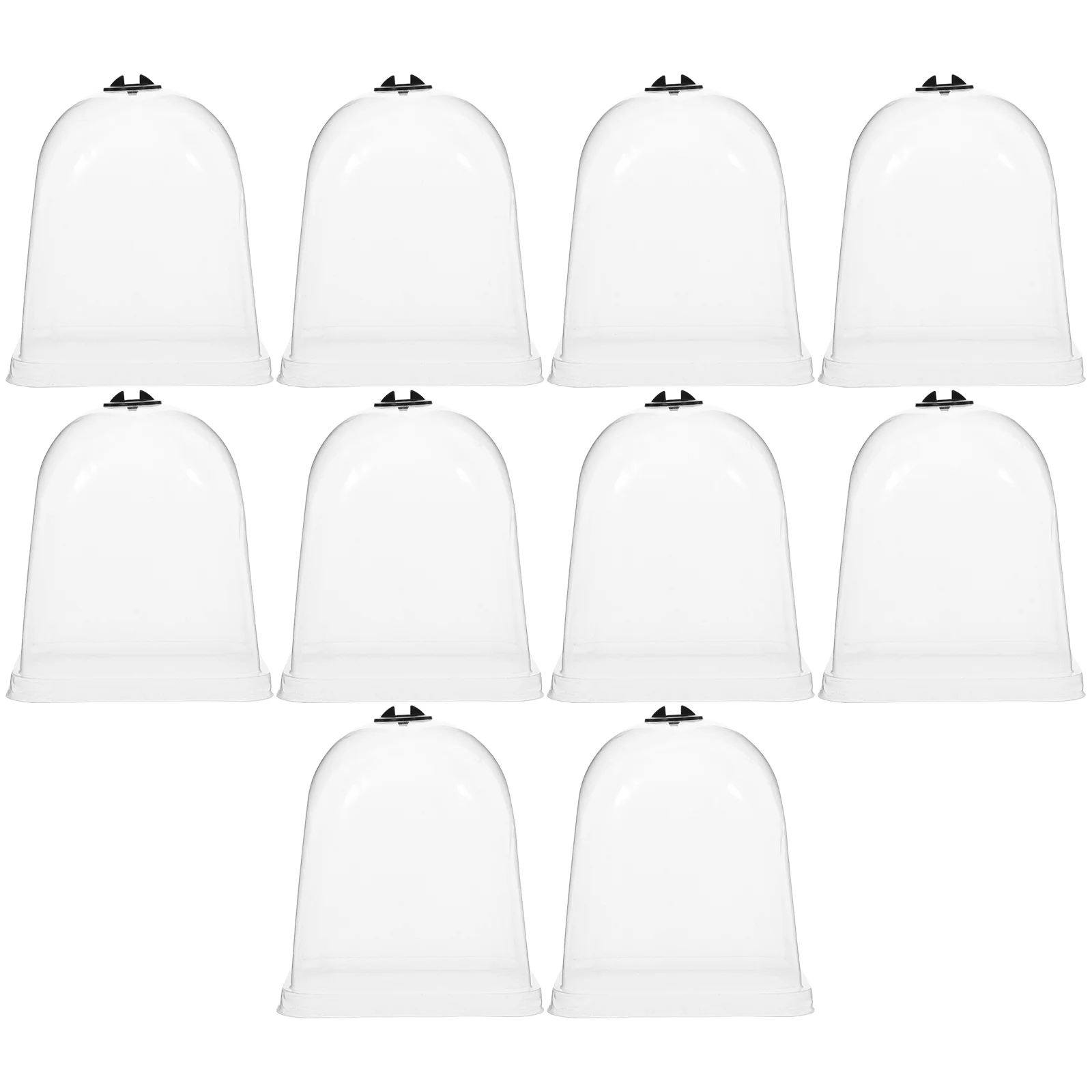

Garden Cloche Clear Bell Covers Freeze Protection Humidity Domes Plastic Dome Greenhouse Plant Protector Plants