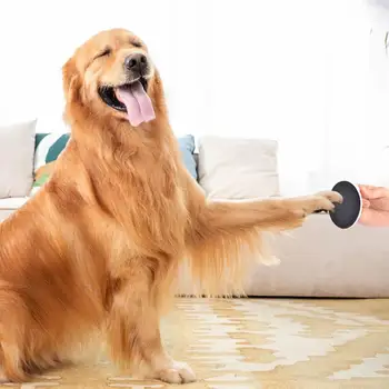Lima de uñas de madera redonda para s, molinillo Manual silencioso, 2 lijas reemplazables para mascotas, gatos, s y cachorros