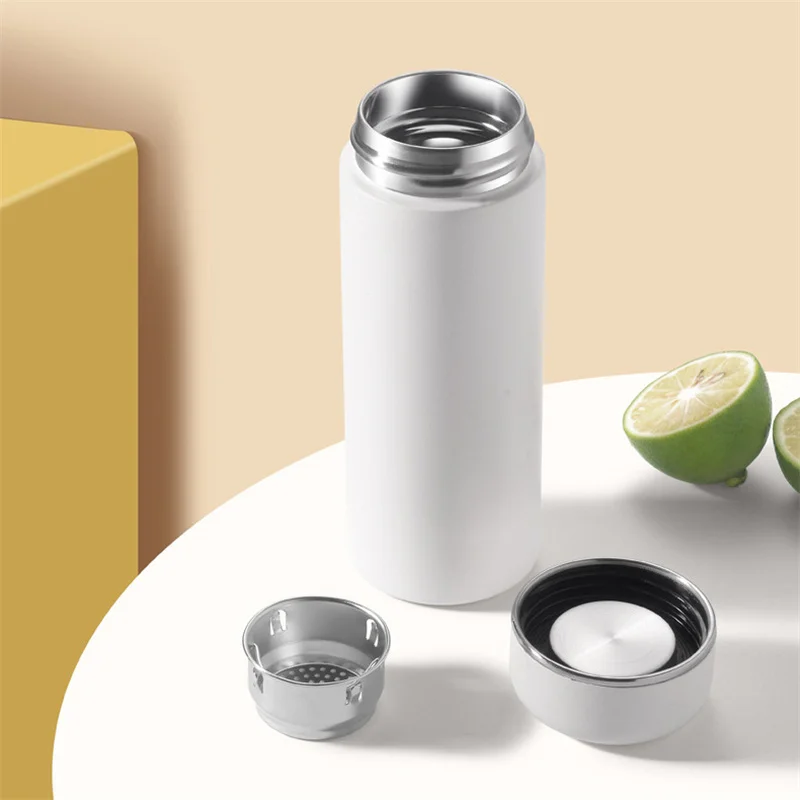 Convenient 316 Stainless Steel Pocket Thermos Bottle 240ml 320ml Mini Cute Thermal Water Bottle Insulated Flask Cup Drinkware