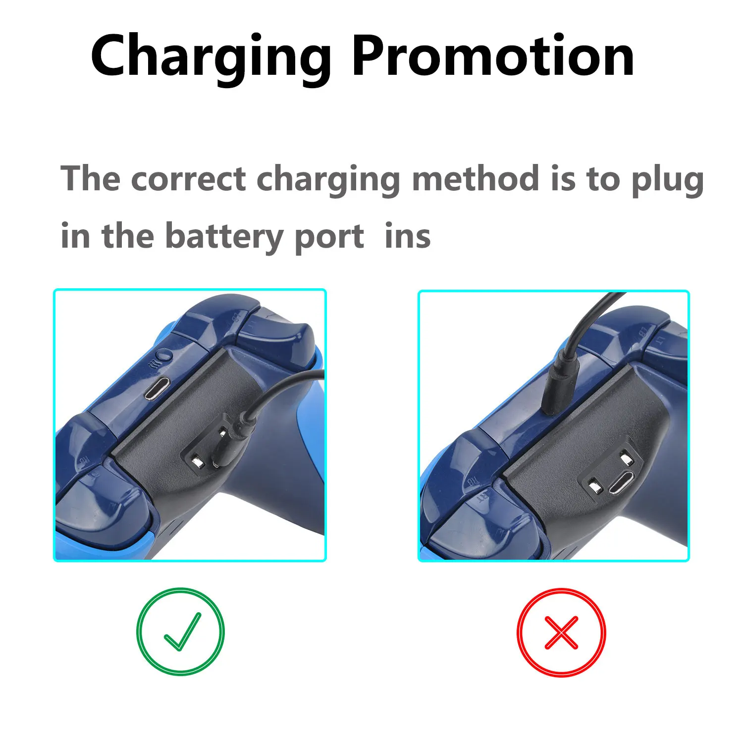 Xbox Series X/S Battery Pack 2-Pack With 2 in 1 Charging Cable Game Console Battery