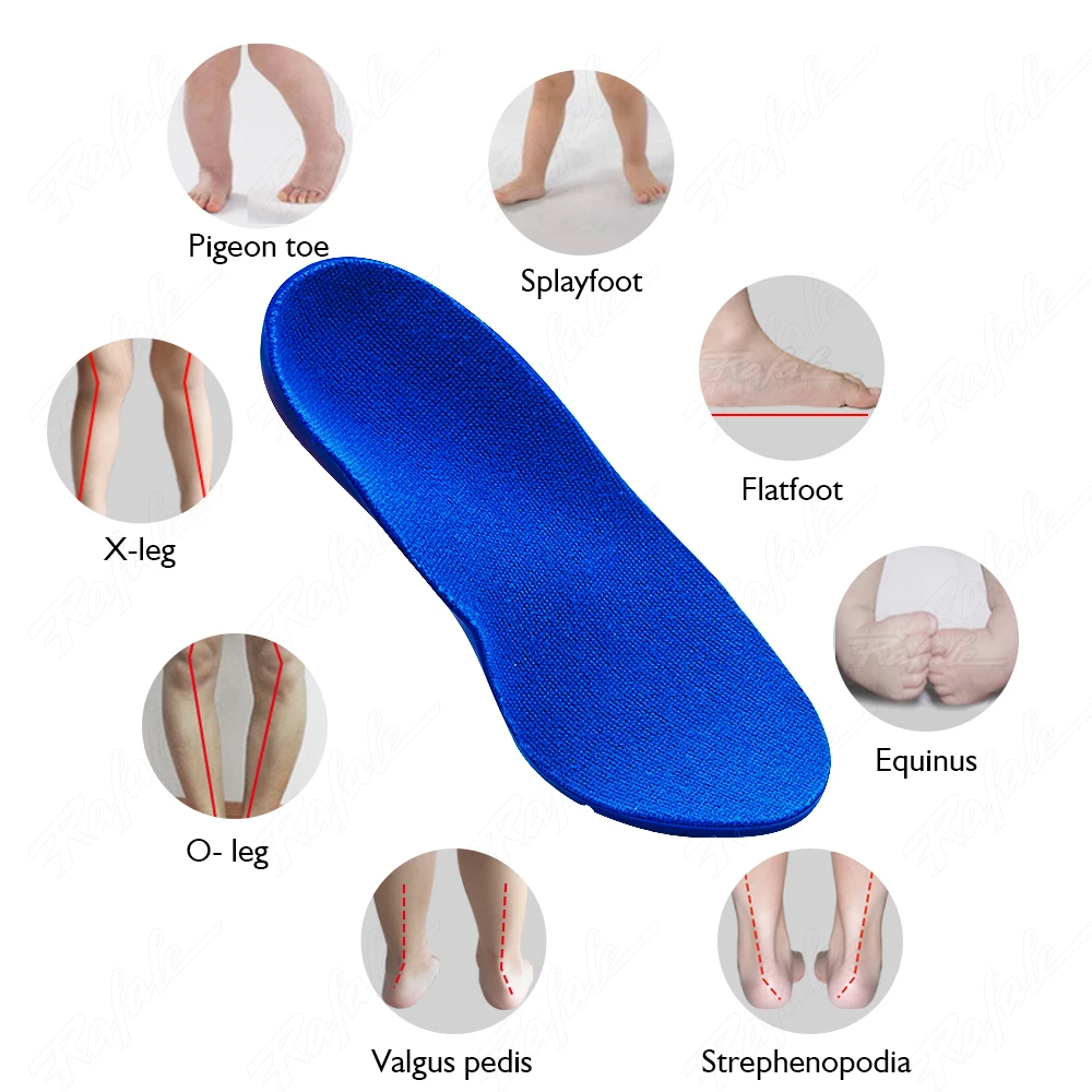 Kids Children Orthotics Insoles Correction Foot Care For Kid Flat Foot Arch Support Orthopedic Insole Soles Sport Shoes Pads