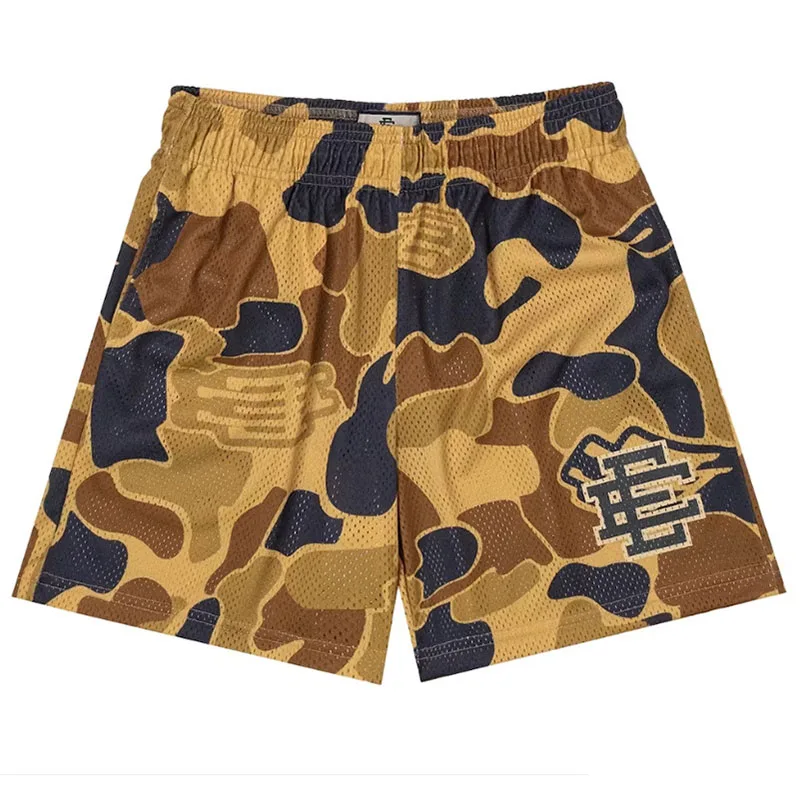 EE Basic Shorts Casual Men's Muscle Fitness Sports Short Pants Mesh Breathable Fashion Basketball Beach 6