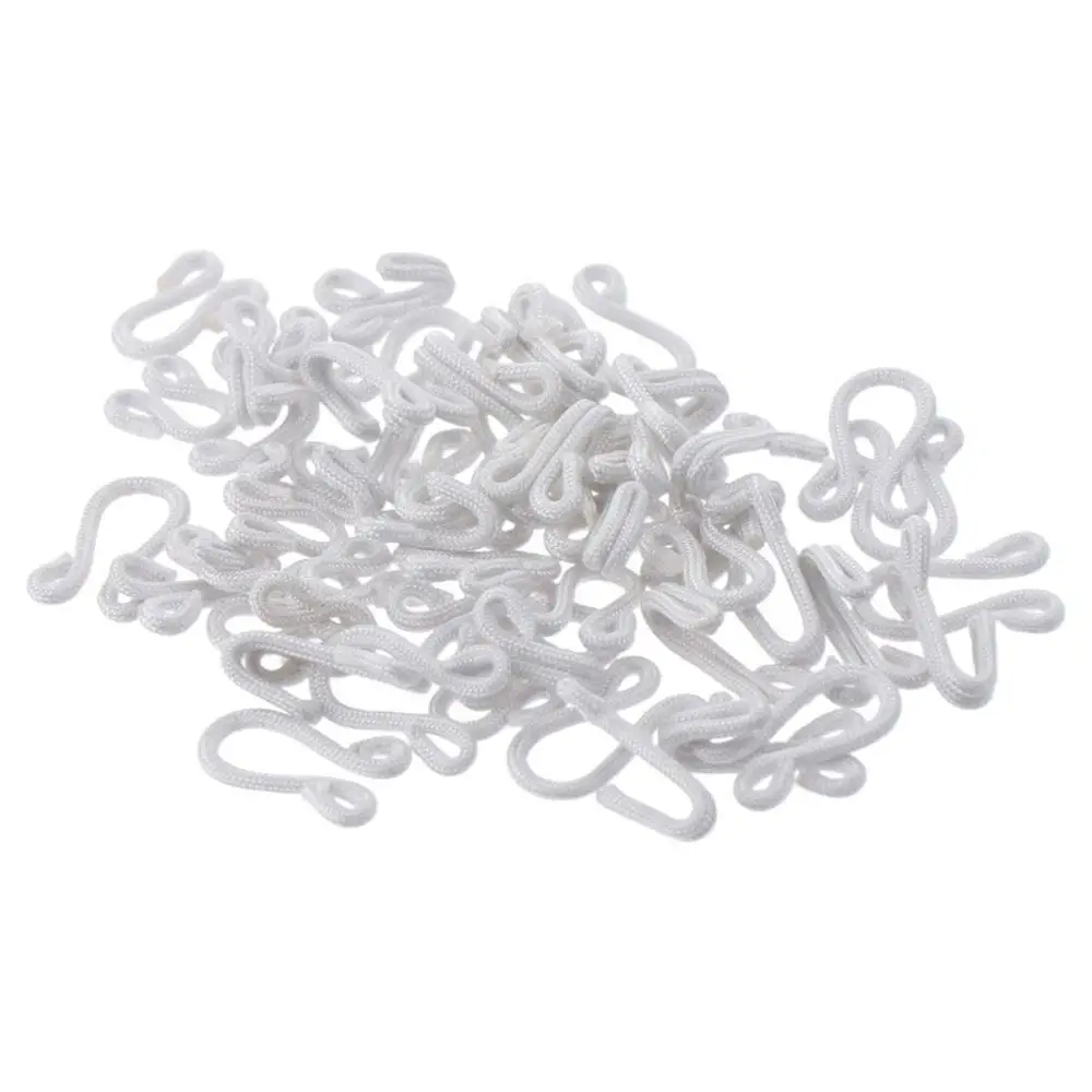 10/60세트 DIY 공예용 흑백 후크앤아이 커버형 3가지 사이즈 버튼 후크 걸쇠..