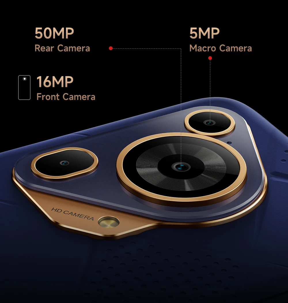 FOSSIBOT F112 PRO 5G Smartphone Android 14 Up to 24GB RAM 256GB