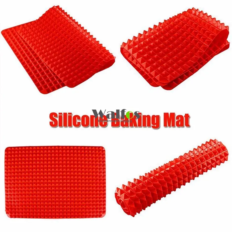 Kitchen tools Food Grade Pyramid Bakeware Pan Nonstick Silicone Baking Mat Pads Method For Oven Baking Mat Tray Sheet