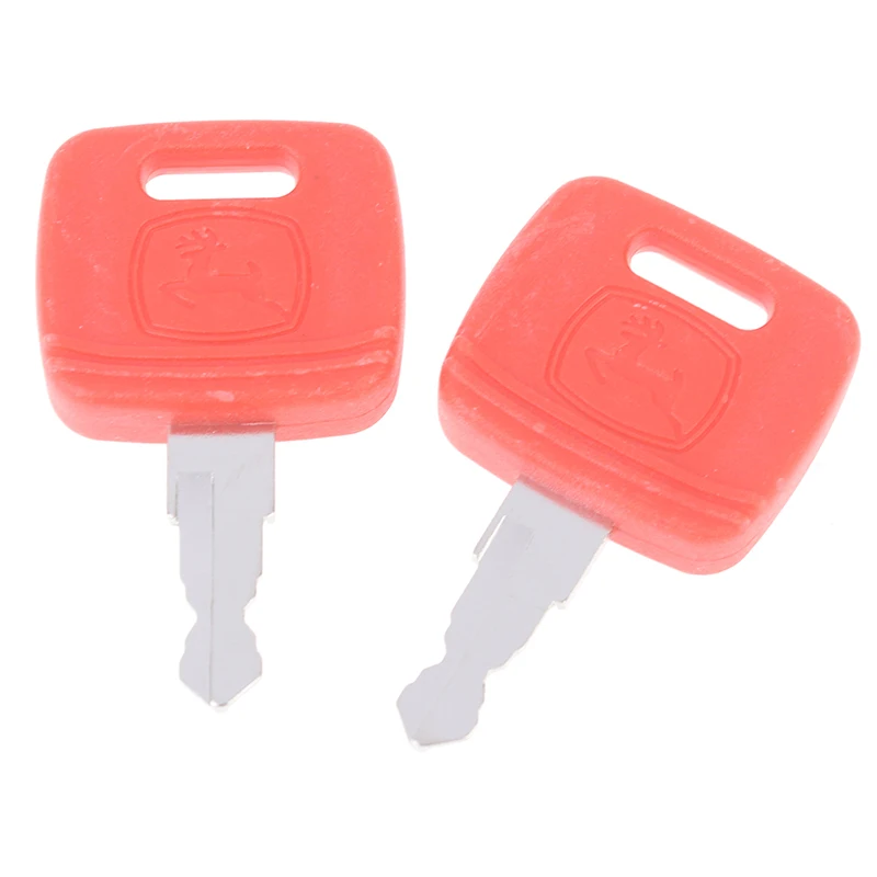 Heavy Equipment Ignition Key 2Pcs For John Deere Tractor RE183935 RE43492 RE71557 heavy equipment ignition key