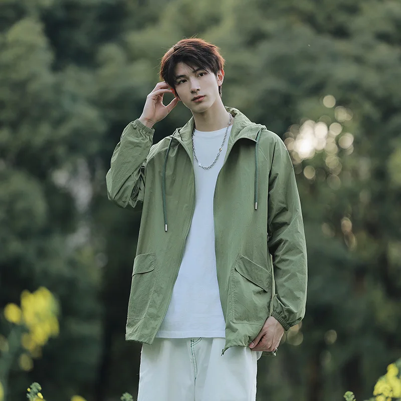 UPF50+ Summer Sunscreen Clothing Men Women Outdoor UV Protection Fishing Hunting Hooded Coat Lovers Quick Dry Skin windbreaker
