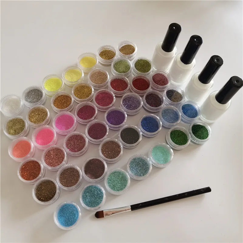 

45Pcs Colors Set Diamond Glitter Powder for Temporary Tattoo Kids Face Body Nail Painting Decorate Christmas Art